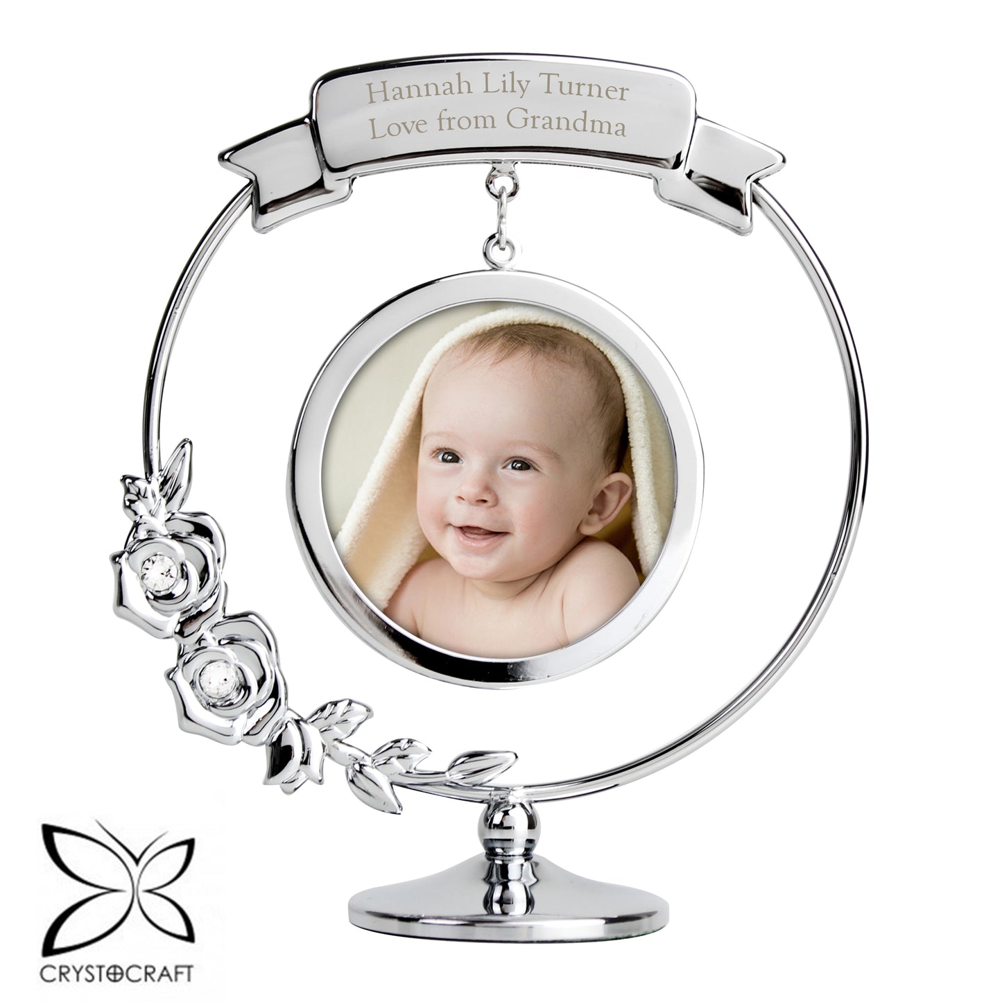 Personalised Crystocraft Photo Frame Ornament