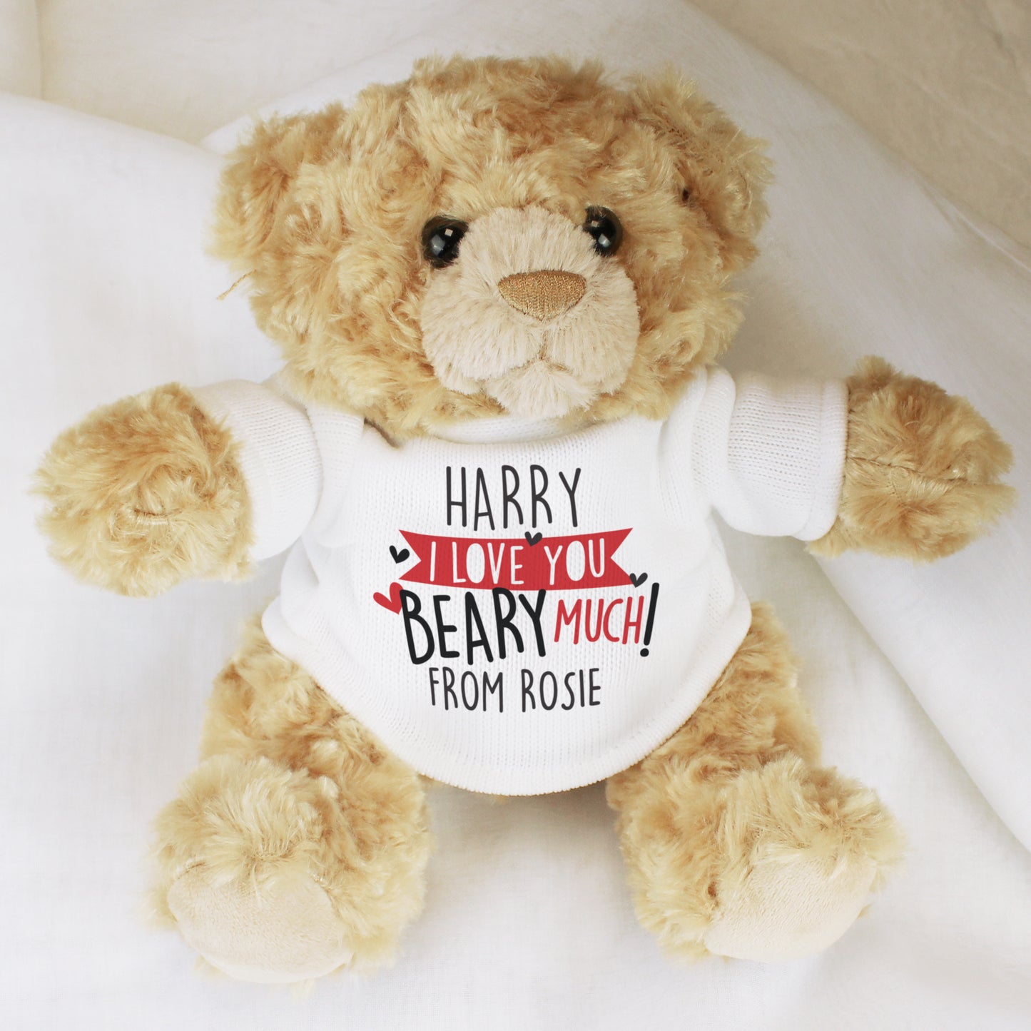 Personalised Love You Beary Much Teddy Bear