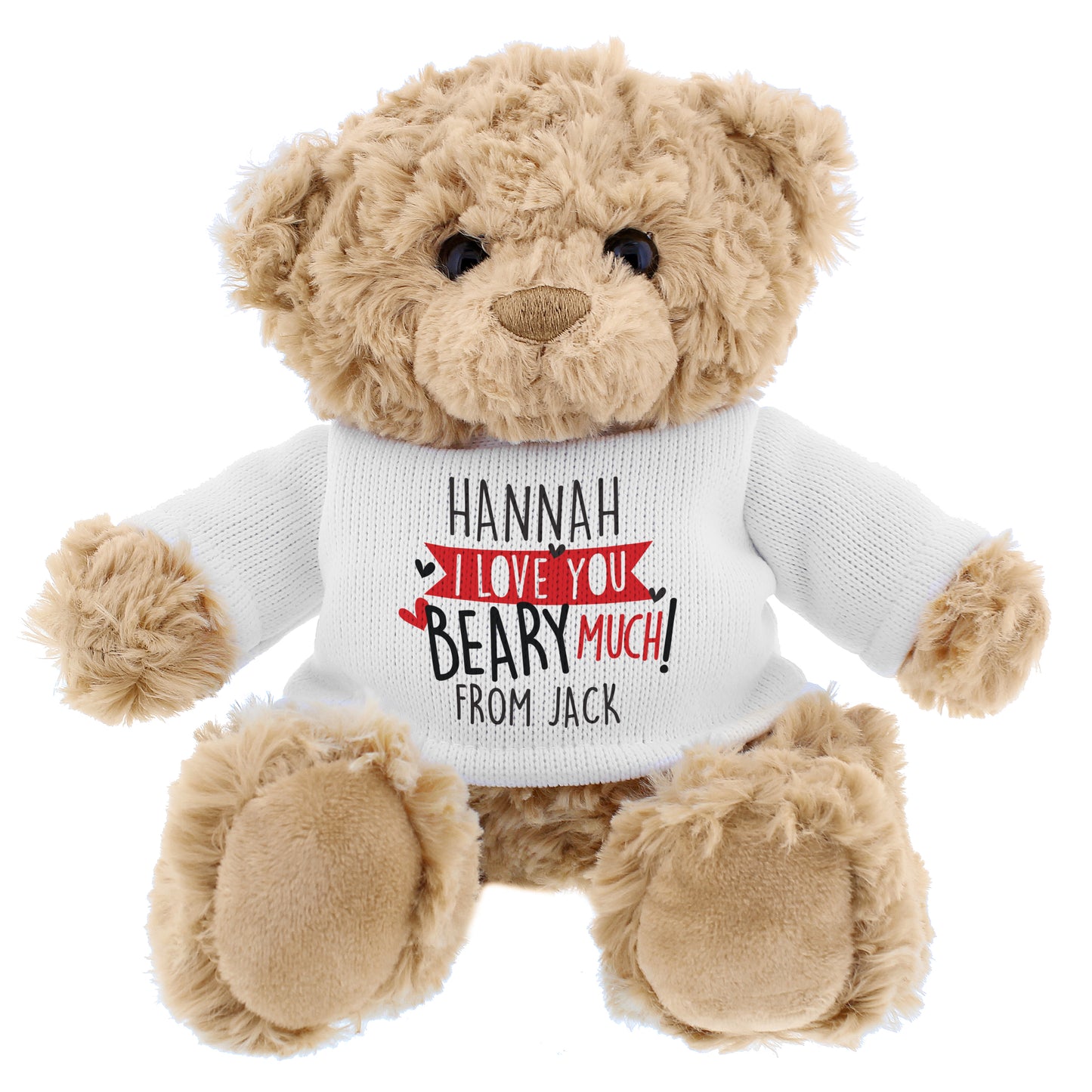 Personalised Love You Beary Much Teddy Bear