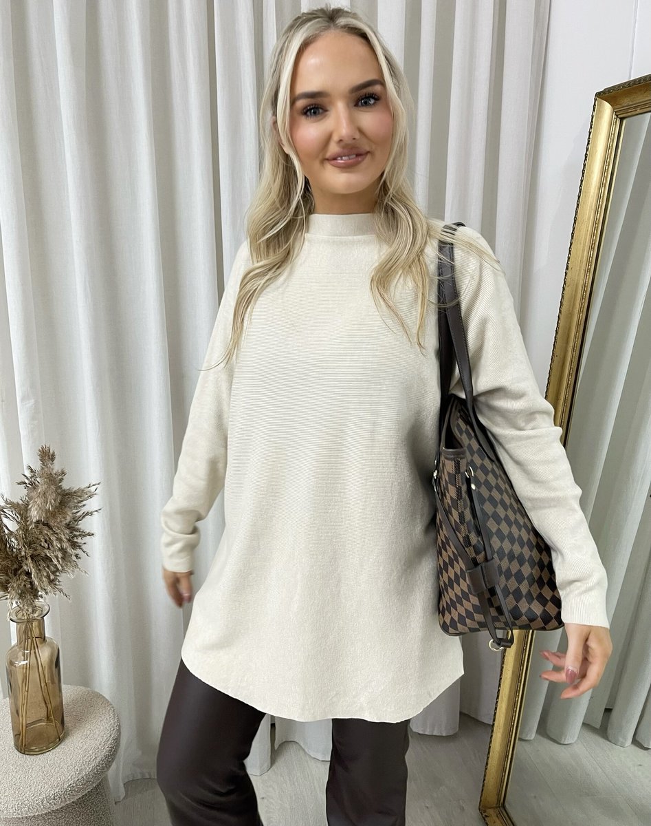 Loose Long Sleeve Knitted Jumper