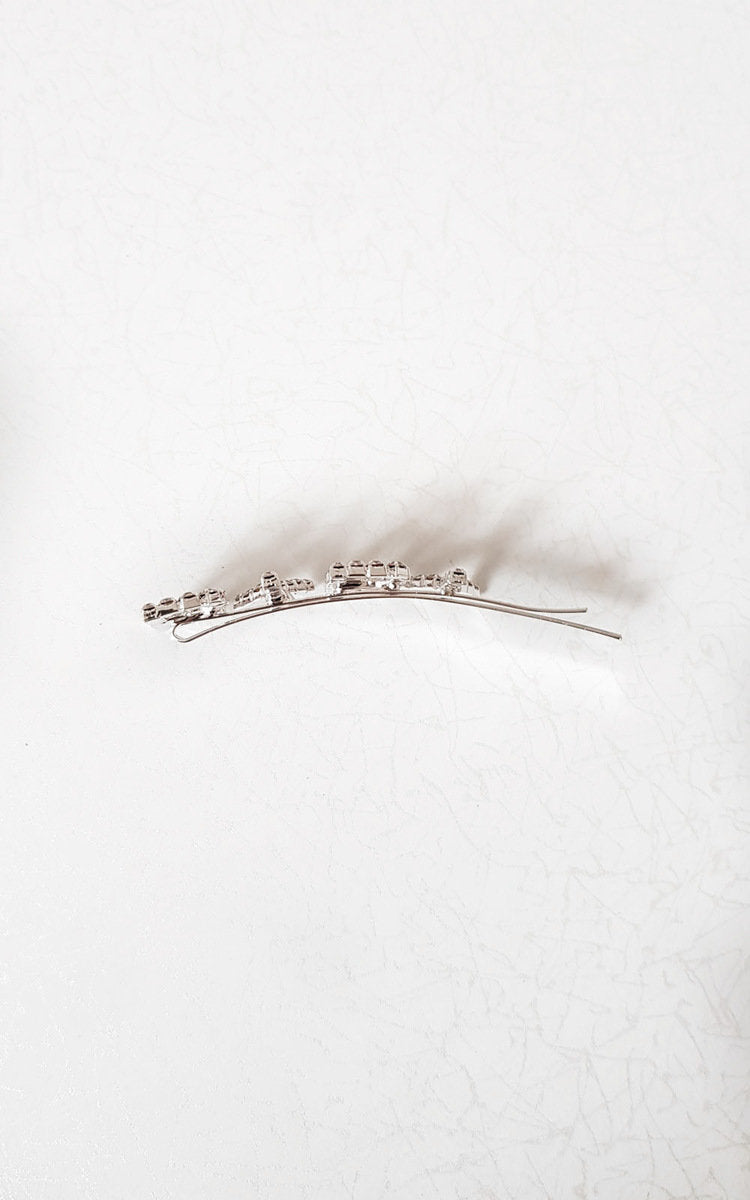 Slogan Diamante Detail Hair Clip