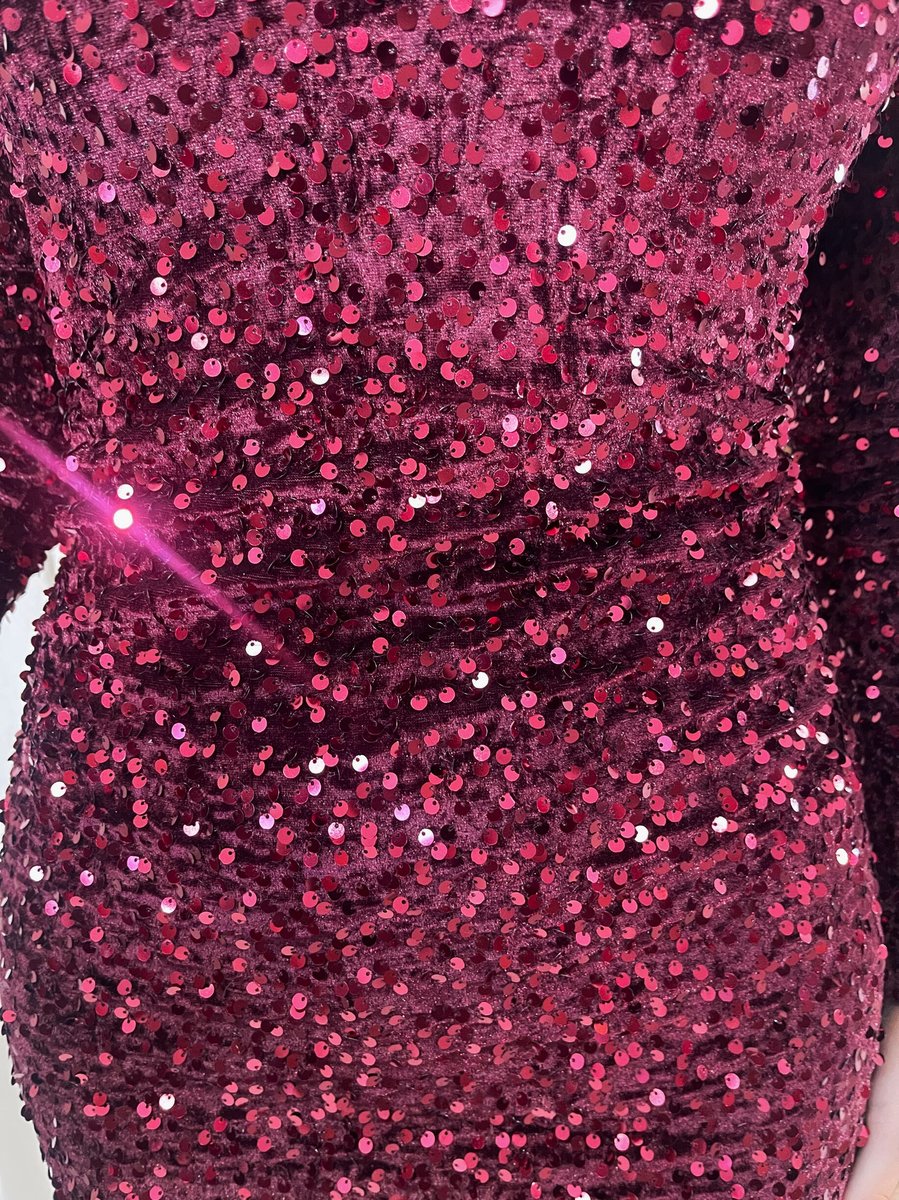 Sequin Long Sleeve Bodycon Mini Dress